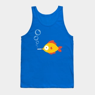 Smoking fish Tank Top